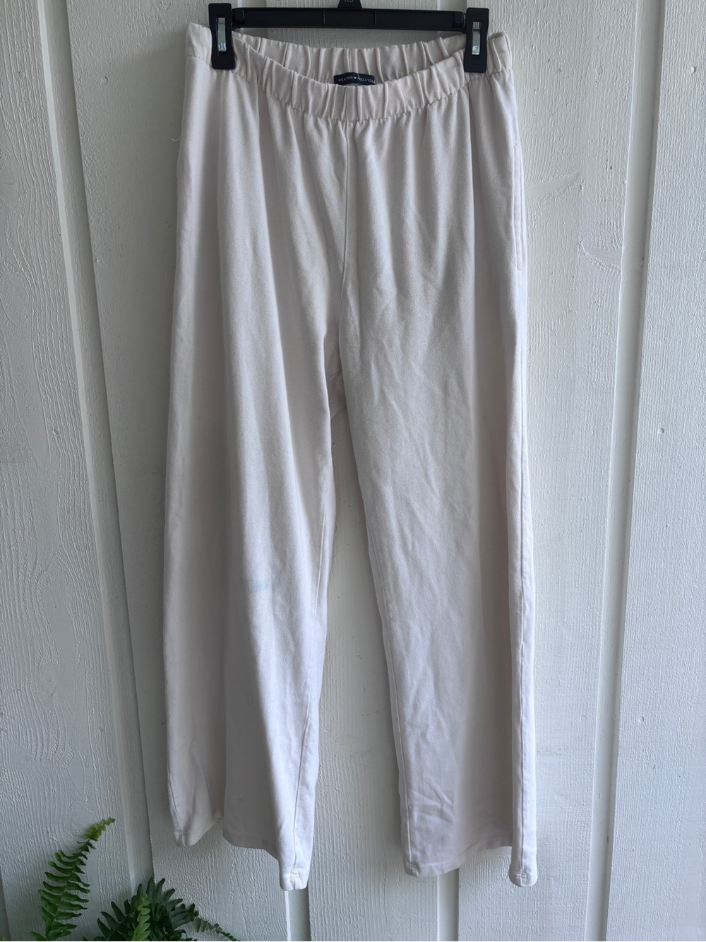 Brandy Melville Cream Wide Leg Pants